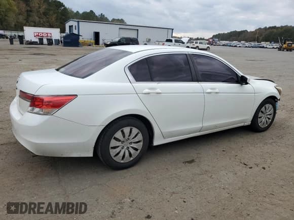✅ 2011 Honda Accord LX • VIN: 1HGCP2F37BA151454 • Lot: 93558525. Listed on Copart with 189,970 mi. Free auction sales archive from the USA and detailed vehicle history report at DreamBid. Image 3.