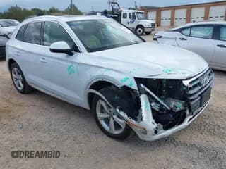 ✅ 2020 Audi Q5 Premium • VIN: WA1ANAFY0L2017554 • Лот: 42877087. Опубликован ранее на IAAI с пробегом 52 491 миль. Бесплатный доступ к архиву аукционных продаж из США и подробный отчёт об истории автомобиля на DreamBid. Изображение 1.