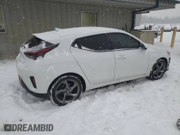 2019 Hyundai Veloster Premium z VIN KMHTG6AF0KU017872, wystawiony jako Copart lot #88317755 z przebiegiem 77 251 mil mil oraz Szkoda całkowita • Salvage title. Historia ofert i sprzedaży dostępna na DreamBid. Obrazek 3.