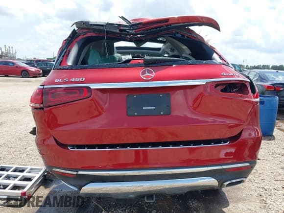 ✅ 2022 Mercedes-Benz GLS 450 • VIN: 4JGFF5KEXNA720790 • Lot: 42356298. Listed on IAAI with 100,537 mi. Free auction sales archive from the USA and detailed vehicle history report at DreamBid. Image 16.