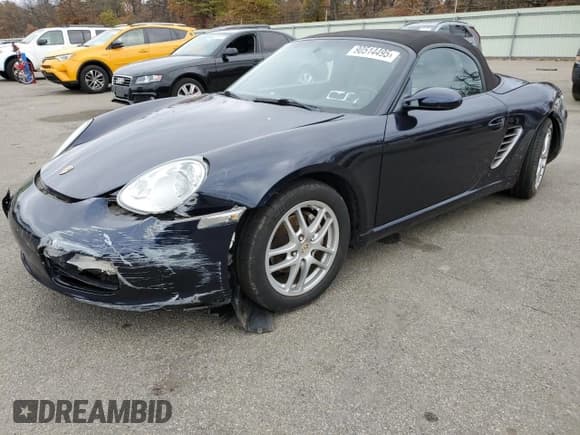 ✅ 2008 Porsche Boxster • VIN: WP0CA29808U711605 • Лот: 90514495. Опубликован ранее на Copart с пробегом 95 080 миль. Бесплатный доступ к архиву аукционных продаж из США и подробный отчёт об истории автомобиля на DreamBid. Изображение 1.