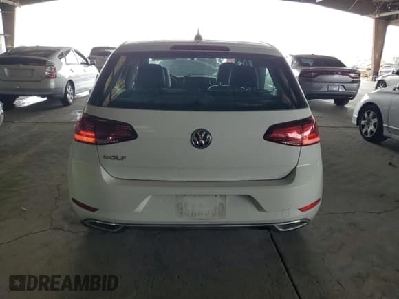 ✅ 2020 Volkswagen Golf TSI • VIN: 3VWG57AU5LM013576 • Lot: 82678775. Listed on Copart with 41,791 mi. Free auction sales archive from the USA and detailed vehicle history report at DreamBid. Image 6.