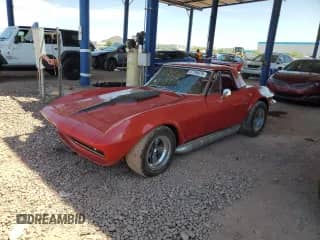 1966 Chevrolet Corvette z VIN 194676S107044, wystawiony jako Copart lot #67794075 z przebiegiem 68 617 mil mil oraz Czysty tytuł • Clean title. Historia ofert i sprzedaży dostępna na DreamBid. Obrazek 1.