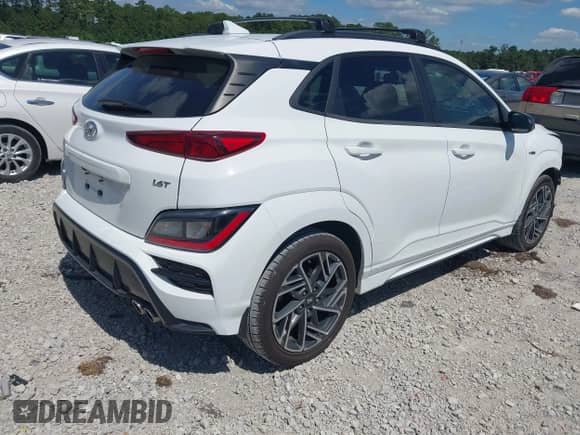 2023 Hyundai Kona N Line с VIN KM8K33A38PU930608, выставлен на аукционе IAAI как лот 43153546 с пробегом 57 971 миль миль и . История ставок и продаж доступна на DreamBid. Изображение 4.