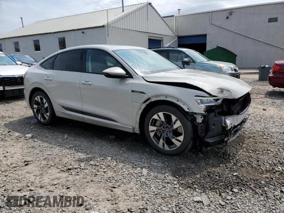 ✅ 2022 Audi e-tron Sportback S line Premium • VIN: WA11AAGE3NB007247 • Lot: 53697485. Wystawiony na Copart z przebiegiem 19 134 mil. Bezpłatny archiwum sprzedaży aukcyjnych z USA i szczegółowy raport historii pojazdu na DreamBid. Zdjęcie 4.