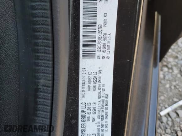 ✅ 2014 Dodge Avenger SXT • VIN: 1C3CDZCG6EN199763 • Лот: 62737815. Опубликован ранее на Copart с пробегом 95 294 миль. Бесплатный доступ к архиву аукционных продаж из США и подробный отчёт об истории автомобиля на DreamBid. Изображение 14.