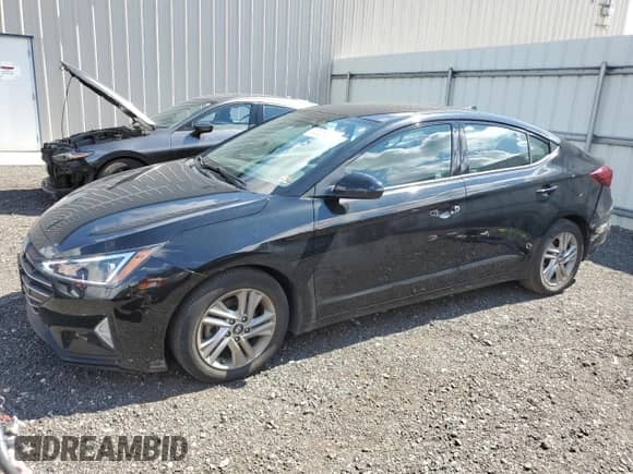 2020 Hyundai Elantra SEL with VIN 5NPD84LF8LH548398, listed as a Copart auction lot 80329355 with 46,372 mi miles and Salvage title. Bid and sale history available at DreamBid. Image 1.