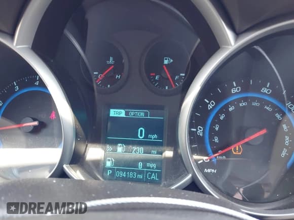 ✅ 2015 Chevrolet Cruze LT • VIN: 1G1PE5SB0F7195523 • Lot: 43005629. Listed on IAAI with 94,186 mi. Free auction sales archive from the USA and detailed vehicle history report at DreamBid. Image 7.