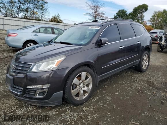 ✅ 2013 Chevrolet Traverse LTZ • VIN: 1GNKRLKD5DJ240989 • Лот: 86616445. Опубликован ранее на Copart с пробегом 120 607 миль. Бесплатный доступ к архиву аукционных продаж из США и подробный отчёт об истории автомобиля на DreamBid. Изображение 1.