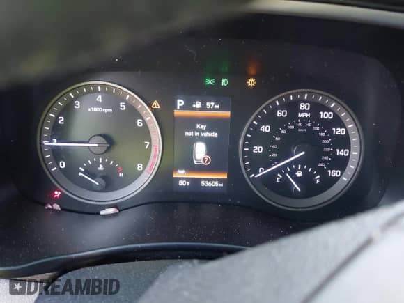 2020 Hyundai Tucson SEL with VIN KM8J33ALXLU103344, listed as a IAAI auction lot 43014802 with 53,605 mi miles and . Bid and sale history available at DreamBid. Image 7.