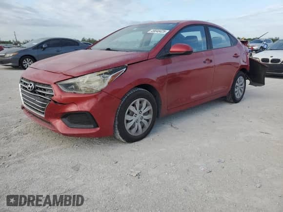2019 Hyundai Accent SEL with VIN 3KPC24A37KE051755, listed as a Copart auction lot 49048425 with 106,434 mi miles and Salvage title. Bid and sale history available at DreamBid. Image 1.