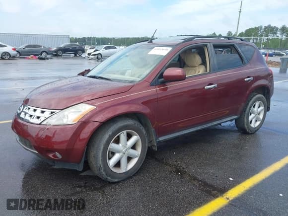 ✅ 2005 Nissan Murano SL • VIN: JN8AZ08T55W312848 • Lot: 42093640. Wystawiony na IAAI z przebiegiem 232 735 mil. Bezpłatny archiwum sprzedaży aukcyjnych z USA i szczegółowy raport historii pojazdu na DreamBid. Zdjęcie 2.