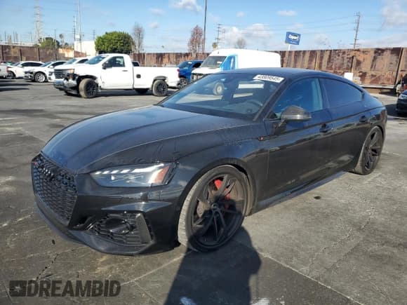 ✅ 2022 Audi RS 5 Sportback • VIN: WUAAWCF5XNA900819 • Lot: 43809545. Listed on Copart with 27,328 mi. Free auction sales archive from the USA and detailed vehicle history report at DreamBid. Image 1.