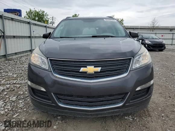 2017 Chevrolet Traverse LS z VIN 1GNKRFKD4HJ153530, wystawiony jako Copart lot #48309145 z przebiegiem 118 875 mil mil oraz Szkoda całkowita • Salvage title. Historia ofert i sprzedaży dostępna na DreamBid. Obrazek 5.