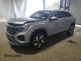 ✅ 2025 Volkswagen Atlas SE • VIN: 1V2HE2CA2SC204447 • Лот: 56919525. Опубликован ранее на Copart с пробегом 11 203 миль. Бесплатный доступ к архиву аукционных продаж из США и подробный отчёт об истории автомобиля на DreamBid. Изображение 1.