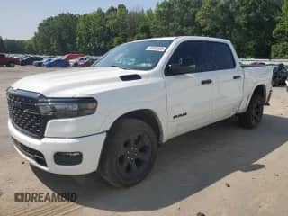 2025 Ram 1500 Big Horn с VIN 1C6RRFFG1SN544640, выставлен на аукционе Copart как лот 65555805 с пробегом 8 348 миль миль и Списание • Salvage title. История ставок и продаж доступна на DreamBid. Изображение 1.