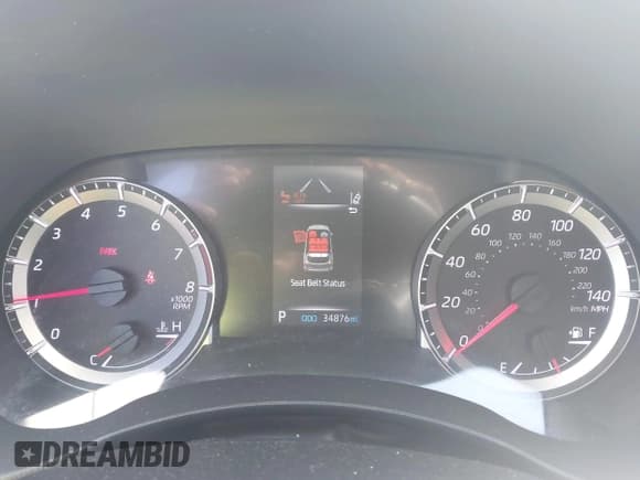 ✅ 2022 Toyota Highlander LE • VIN: 5TDZZRAH7NS547891 • Lot: 43133619. Listed on IAAI with 34,876 mi. Free auction sales archive from the USA and detailed vehicle history report at DreamBid. Image 7.