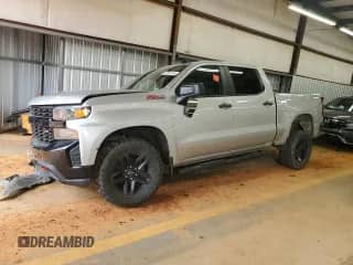2019 Chevrolet Silverado 1500 Custom Trail Boss with VIN 3GCPYCEF8KG264541, listed as a Copart auction lot 67593145 with Not provided miles and Salvage title. Bid and sale history available at DreamBid. Image 1.