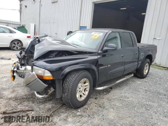 2002 Dodge Dakota SLT with VIN 1B7HL48X62S500271, listed as a Copart auction lot 70881984 with Not provided miles and Salvage title. Bid and sale history available at DreamBid. Image 1.