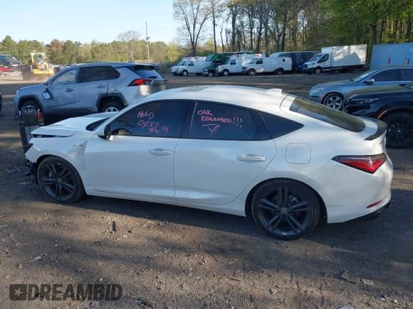 ✅ 2024 Acura Integra w/A-Spec Package • VIN: 19UDE4H3XRA003604 • Lot: 42145420. Listed on IAAI with 8,720 mi. Free auction sales archive from the USA and detailed vehicle history report at DreamBid. Image 14.
