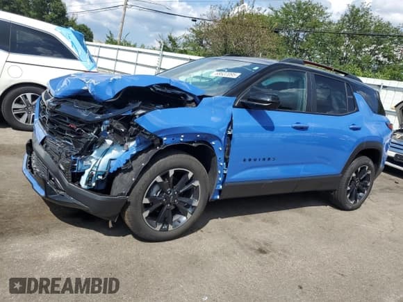 ✅ 2025 Chevrolet Equinox AWD RS • VIN: 3GNAXTEG8SL308649 • Lot: 68537095. Wystawiony na Copart z przebiegiem 5 598 mil. Bezpłatny archiwum sprzedaży aukcyjnych z USA i szczegółowy raport historii pojazdu na DreamBid. Zdjęcie 1.