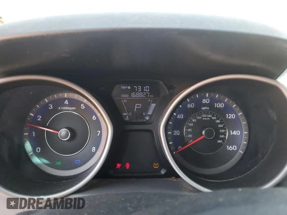 ✅ 2013 Hyundai Elantra GLS • VIN: KMHDH4AE8DU668683 • Lot: 80496905. Listed on Copart with 168,827 mi. Free auction sales archive from the USA and detailed vehicle history report at DreamBid. Image 9.