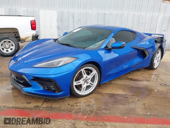 ✅ 2022 Chevrolet Corvette 3LT • VIN: 1G1YC2D45N5110838 • Lot: 41771276. Listed on IAAI with 24,696 mi. Free auction sales archive from the USA and detailed vehicle history report at DreamBid. Image 2.