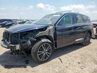 ✅ 2019 Infiniti QX60 Pure • VIN: 5N1DL0MN6KC550721 • Lot: 56936985. Listed on Copart with 63,027 mi. Free auction sales archive from the USA and detailed vehicle history report at DreamBid. Image 1.