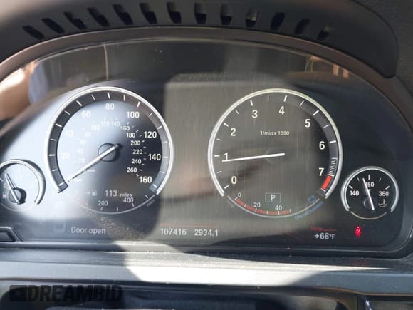 ✅ 2012 BMW 7 Series 740Li • VIN: WBAKB4C53CC576991 • Lot: 41985643. Listed on IAAI with 107,416 mi. Free auction sales archive from the USA and detailed vehicle history report at DreamBid. Image 7.