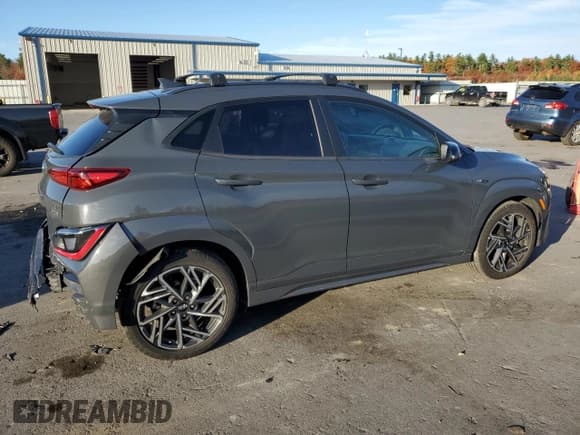 ✅ 2023 Hyundai Kona N Line • VIN: KM8K3CA30PU989183 • Лот: 77581664. Опубликован ранее на Copart с пробегом 27 423 миль. Бесплатный доступ к архиву аукционных продаж из США и подробный отчёт об истории автомобиля на DreamBid. Изображение 3.