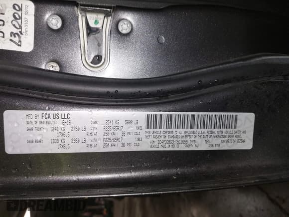 ✅ 2017 Dodge Journey SXT • VIN: 3C4PDDBG3HT512659 • Lot: 42866742. Wystawiony na IAAI z przebiegiem Nie podano. Bezpłatny archiwum sprzedaży aukcyjnych z USA i szczegółowy raport historii pojazdu na DreamBid. Zdjęcie 9.