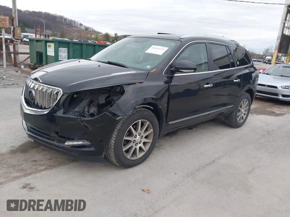 ✅ 2016 Buick Enclave Leather • VIN: 5GAKVBKD1GJ268244 • Lot: 43699249. Listed on IAAI with 137,380 mi. Free auction sales archive from the USA and detailed vehicle history report at DreamBid. Image 2.