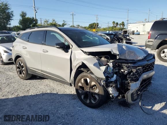 ✅ 2023 Kia Sportage X-Line • VIN: 5XYK6CAF2PG097993 • Lot: 86883375. Wystawiony na Copart z przebiegiem 27 481 mil. Bezpłatny archiwum sprzedaży aukcyjnych z USA i szczegółowy raport historii pojazdu na DreamBid. Zdjęcie 4.