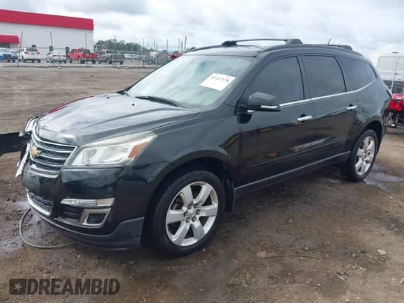 ✅ 2016 Chevrolet Traverse LT • VIN: 1GNKRGKD6GJ184685 • Lot: 43347578. Listed on IAAI with 118,041 mi. Free auction sales archive from the USA and detailed vehicle history report at DreamBid. Image 2.