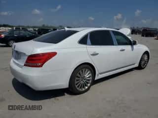 2015 Hyundai Equus Signature z VIN KMHGH4JH6FU095812, wystawiony jako Copart lot #62262895 z przebiegiem 101 763 mil mil oraz Szkoda całkowita • Salvage title. Historia ofert i sprzedaży dostępna na DreamBid. Obrazek 3.