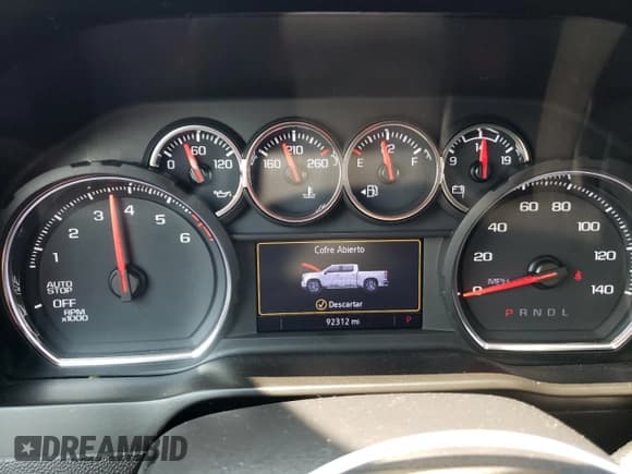 ✅ 2020 Chevrolet Silverado 1500 RST • VIN: 3GCPWDEK4LG386162 • Lot: 71660904. Listed on Copart with 92,312 mi. Free auction sales archive from the USA and detailed vehicle history report at DreamBid. Image 9.