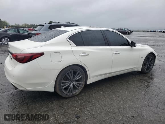 ✅ 2020 Infiniti Q50 Luxe • VIN: JN1EV7AR4LM256641 • Lot: 57971595. Listed on Copart with 85,503 mi. Free auction sales archive from the USA and detailed vehicle history report at DreamBid. Image 3.