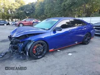 ✅ 2024 Hyundai Elantra • VIN: KMHLW4DK2RU020010 • Lot: 84810435. Listed on Copart with 17,140 mi. Free auction sales archive from the USA and detailed vehicle history report at DreamBid. Image 1.