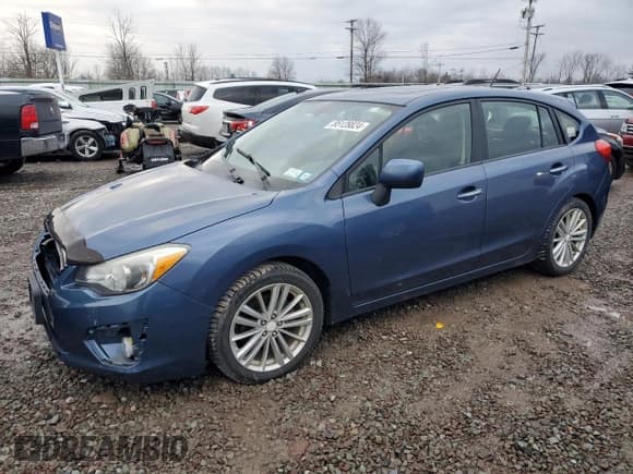 ✅ 2013 Subaru Impreza Limited • VIN: JF1GPAK64DH876486 • Lot: 85128824. Listed on Copart with 103,749 mi. Free auction sales archive from the USA and detailed vehicle history report at DreamBid. Image 1.