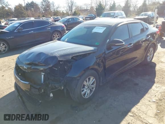 ✅ 2018 Kia Optima LX • VIN: 5XXGT4L33JG217688 • Lot: 43712517. Listed on IAAI with 119,663 mi. Free auction sales archive from the USA and detailed vehicle history report at DreamBid. Image 2.