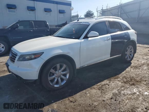 ✅ 2007 Infiniti FX • VIN: JNRAS08W87X202285 • Lot: 61259294. Listed on Copart with 190,299 mi. Free auction sales archive from the USA and detailed vehicle history report at DreamBid. Image 1.