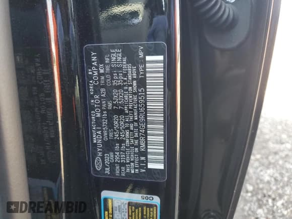 ✅ 2024 Hyundai Palisade Calligraphy • VIN: KM8R74GE9RU659515 • Лот: 45100025. Опубликован ранее на Copart с пробегом 15 609 миль. Бесплатный доступ к архиву аукционных продаж из США и подробный отчёт об истории автомобиля на DreamBid. Изображение 14.