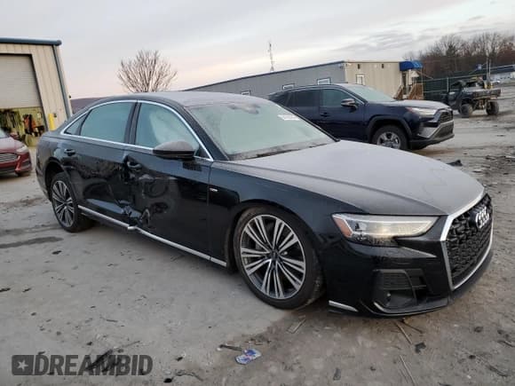 ✅ 2023 Audi A8 • VIN: WAULDAF8XPN002207 • Lot: 84796454. Wystawiony na Copart z przebiegiem 25 632 mil. Bezpłatny archiwum sprzedaży aukcyjnych z USA i szczegółowy raport historii pojazdu na DreamBid. Zdjęcie 4.