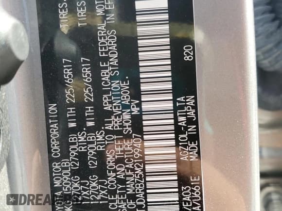 ✅ 2021 Lexus NX 300 • VIN: JTJDARBZ5M2199407 • Lot: 89841535. Wystawiony na Copart z przebiegiem 29 185 mil. Bezpłatny archiwum sprzedaży aukcyjnych z USA i szczegółowy raport historii pojazdu na DreamBid. Zdjęcie 13.