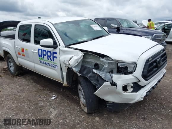 ✅ 2023 Toyota Tacoma SR • VIN: 3TMCZ5AN9PM647787 • Lot: 42381843. Listed on IAAI with 34,822 mi. Free auction sales archive from the USA and detailed vehicle history report at DreamBid. Image 1.