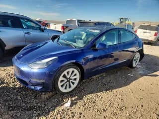 ✅ 2022 Tesla Model 3 • VIN: 5YJ3E1EA8NF368683 • Лот: 91847355. Опубликован ранее на Copart с пробегом 161 402 миль. Бесплатный доступ к архиву аукционных продаж из США и подробный отчёт об истории автомобиля на DreamBid. Изображение 1.