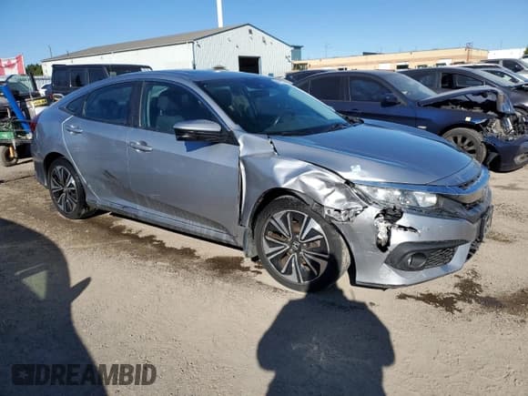 ✅ 2016 Honda Civic EX-T • VIN: 2HGFC1F46GH100077 • Lot: 84612675. Listed on Copart with 168,884 mi. Free auction sales archive from the USA and detailed vehicle history report at DreamBid. Image 4.