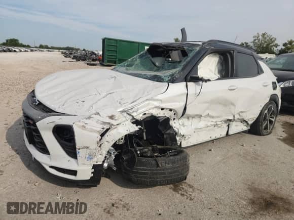 2023 Chevrolet TrailBlazer RS с VIN KL79MUSL6PB122352, выставлен на аукционе Copart как лот 80836355 с пробегом Не указан миль и Списание • Salvage title. История ставок и продаж доступна на DreamBid. Изображение 1.