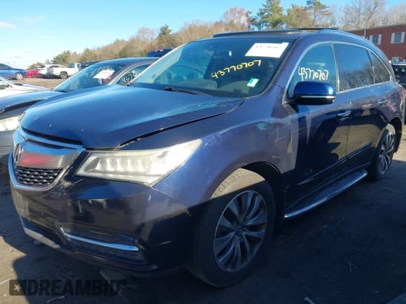 ✅ 2014 Acura MDX Technology • VIN: 5FRYD4H46EB007676 • Лот: 43770707. Опубликован ранее на IAAI с пробегом 192 743 миль. Бесплатный доступ к архиву аукционных продаж из США и подробный отчёт об истории автомобиля на DreamBid. Изображение 2.