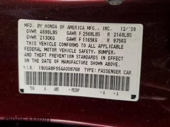 ✅ 2010 Acura TL Technology • VIN: 19UUA8F55AA008768 • Lot: 91210185. Wystawiony na Copart z przebiegiem 323 318 mil. Bezpłatny archiwum sprzedaży aukcyjnych z USA i szczegółowy raport historii pojazdu na DreamBid. Zdjęcie 13.